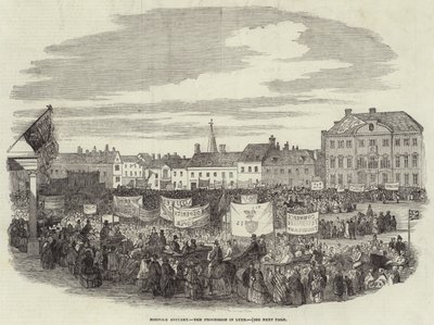 Estuaire de Norfolk, la procession à Lynn - English School